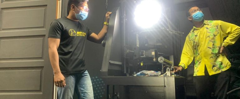 53. Photometric Test for MK250W Projector Lamp for One Fathom Bank Lighthouse