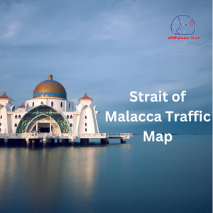 Strait of Malacca Traffic Map (AIS Data) – High Resolution
