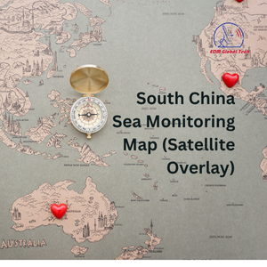 South China Sea Monitoring Map (Satellite Overlay)