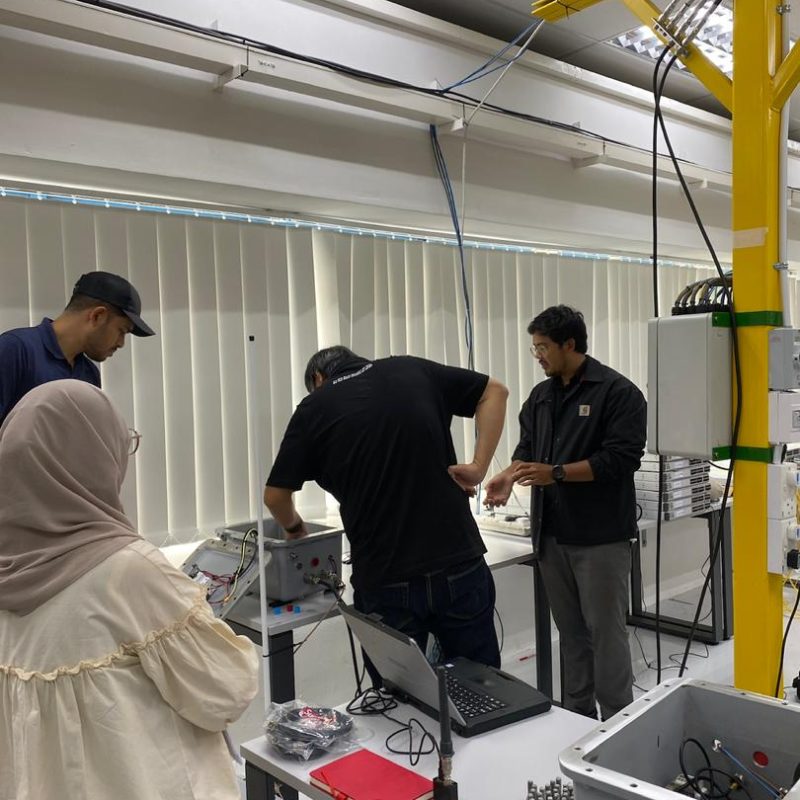 EDM Global Tech Successfully Conducts Factory Acceptance Test (FAT) for Pharos Marine Automatic Power (PMAPI) AIS ATON System at Omega Integration Pte Ltd i
